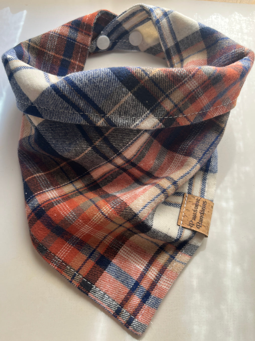 Fall plaid (flannel bandana)