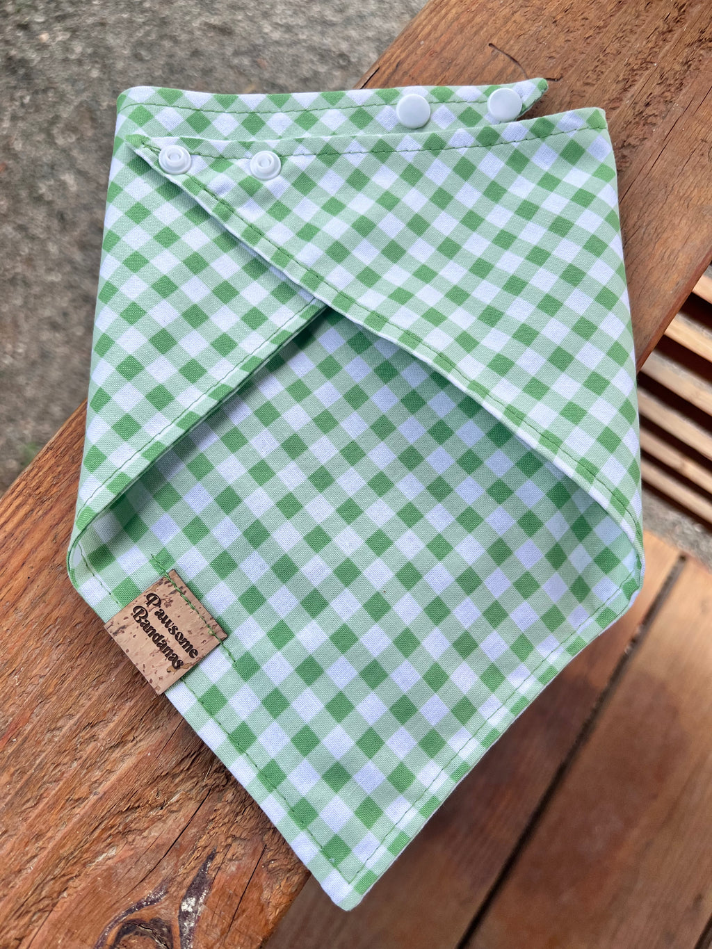 Green gingham