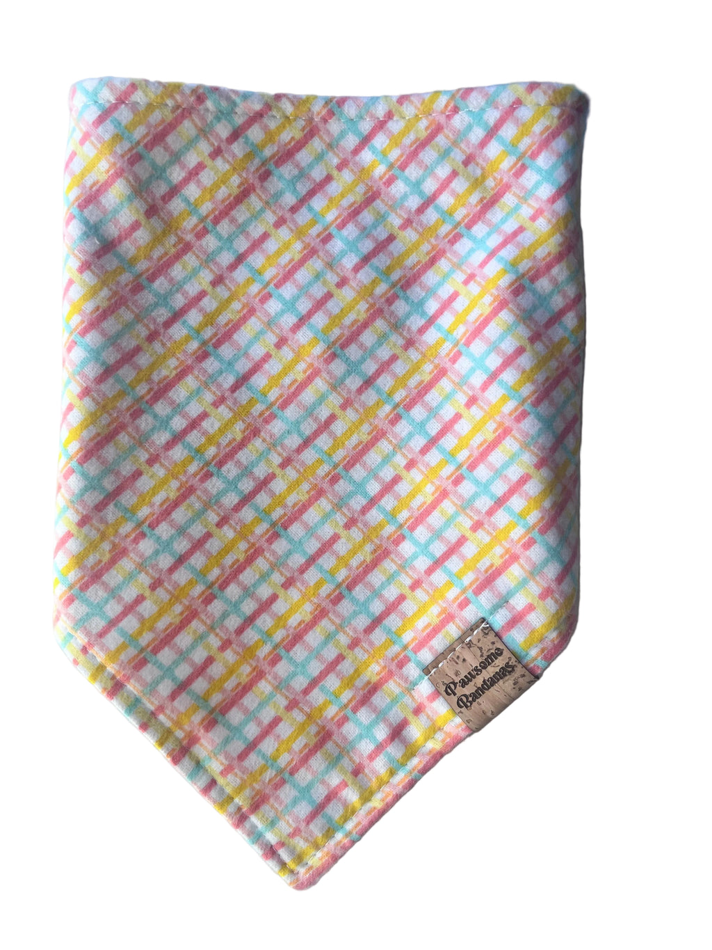 Candy Plaid - Fleece bandana
