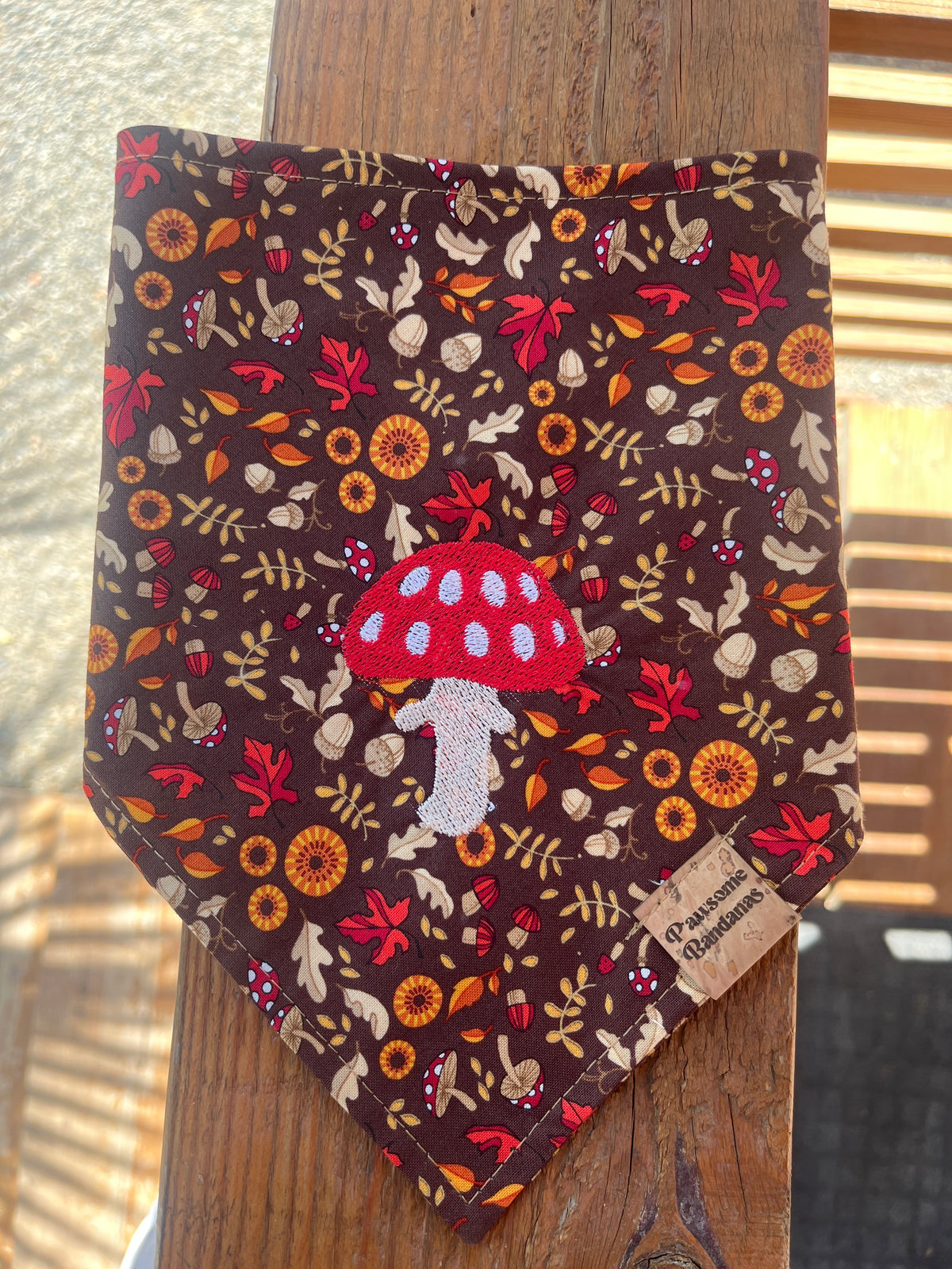 Mushroom Meadow 🍄(embroidered  mushroom)