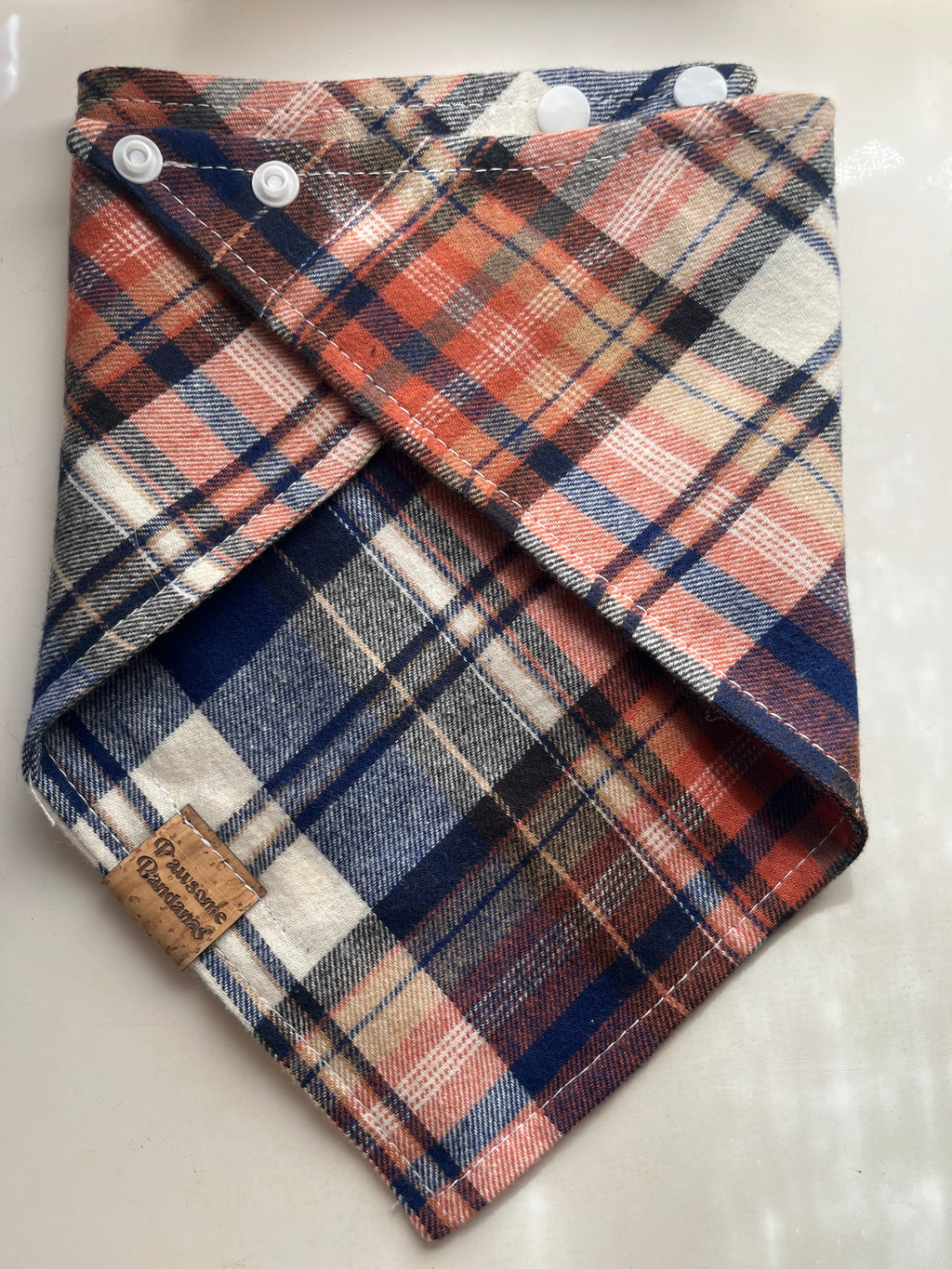 Fall plaid (flannel bandana)