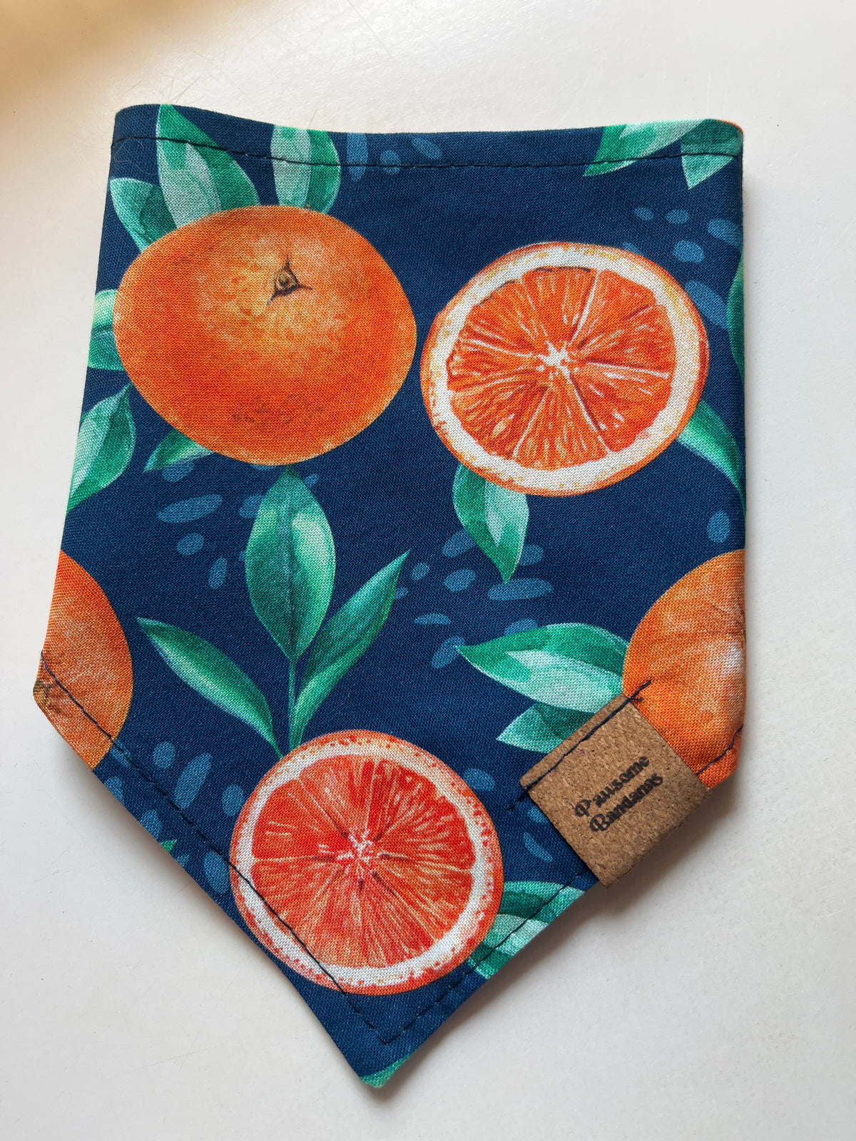Orange Bloom Bandana